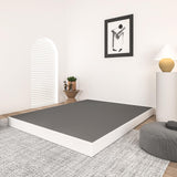 Vitverve Box Spring King, 5 Inch High Metal King Size Box Spring Only, Heavy Duty Mattress Foundation with Fabric Cover, Easy Assembly, Quiet Noise Free, Non Slip, Black Vitverve