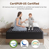 VERHOPE Queen Mattress, 12 Inch Queen Medium Firm Hybrid Mattress in a Box, Individual Pocket Spring for Pressure Relief & Motion Isolation, Reinforced Edge Support, CertiPUR-US Certified VERHOPE