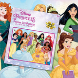Prime 3D - Disney Princess Collection 3D Jigsaw Puzzle | 200 Piece Lenticular Game for Adults, Kids & Families | 24" x 18" Challenging & Fun Activity with Depth & Motion | Officially Licensed Gift Prime 3D