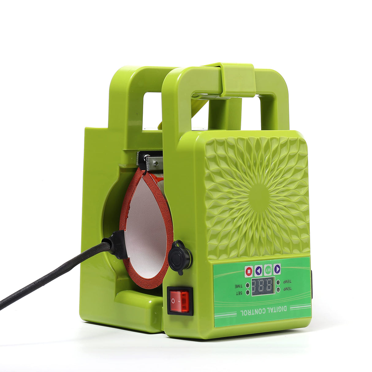 Mug Heat Press - 9.5 in Manual Mug Roasting Machine, WT-102 Mug Coffee Cup Heat Transfer Sublimation Heat Press Machine, DIY Coffee Cup GUDVES