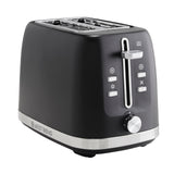 West Bend Toaster 2 Slice Extra-Wide and Deep Slots with 3 Functions and 7 Shade Settings Manual Lift Lever and Auto-Shut Off, 750-Watts, Black West Bend