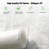 Domi 12’x14’ Gazebo Cover for Hardtop Gazebos, Outdoor Universal Winter Gazebo Cover with Sidewalls and Mesh Windows, All Season Waterproof Enclosed Gazebo Cover, White domi outdoor living