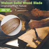 Haipeel 60" Wood Ceiling Fan no Light, 60 Inch Ceiling Fans without Lights with Remote Control, Indoor Outdoor Ceiling Fan no Light for Bedroom Porch Modern Propeller 3 Blade ETL DC Motor, Dark Walnut Haipeel