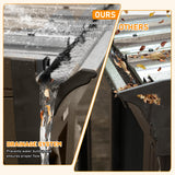 Domi 12'x20' Outdoor Sunroom Kit, Wall Mounted Solarium All Weather with 3 Sliding Double Doors, Aluminum Lean to Gazebo with Galvanized Steel Roof, Detachable PC Screen for Patio, Deck, Backyard domi outdoor living