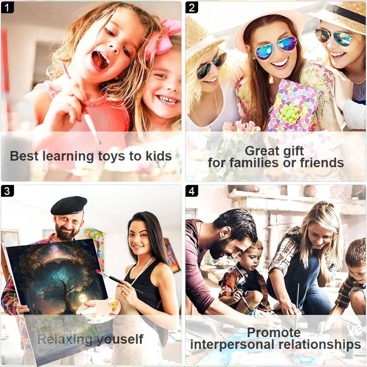 Arttoplus Tree of Life Paint by Numbers Kit for Adults-Tree of Life Adult Paint by Number Kits on Canvas,DIY Oil Painting by Number Adult for Gift Home Wall Decor(16x20inch) Arttoplus