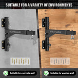 Heavy Bag Hanger - Wall Mount Punching Bag Hanger, Adjustable Heavy-Duty Boxing Bag Wall Bracket, Punching Bag Mount Stand for Home or Gym, for Kickboxing Bag, Muay Thai Bag,Etc (Supports up to 800Ib) BaiYuan
