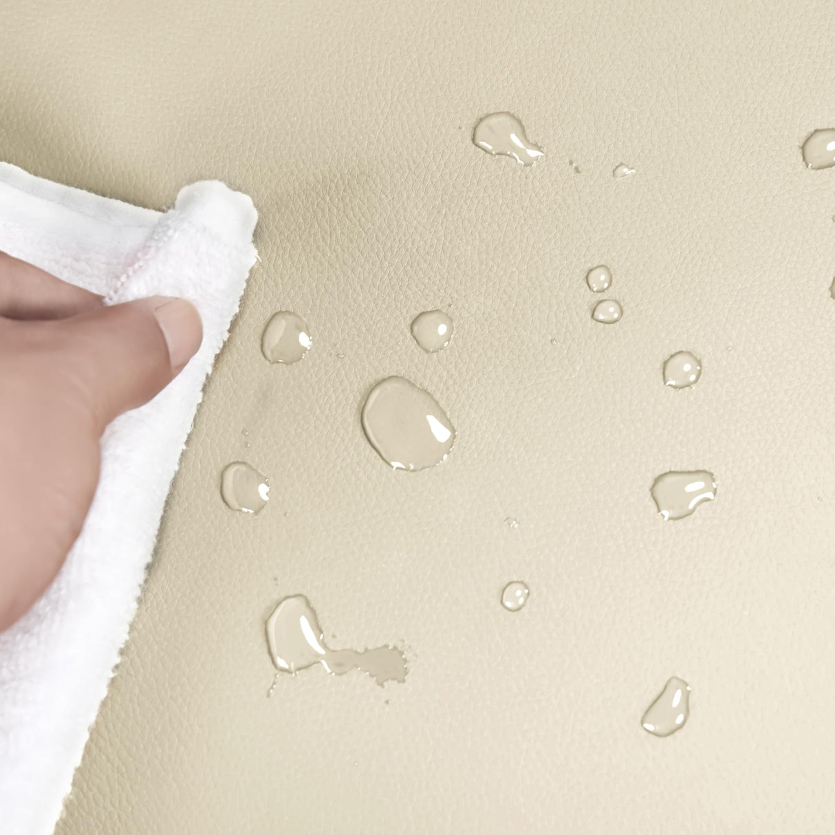 Yaheetech PU Leather Reclining Chair Single Sofa for Living Room Padded Seat with Pocket Spring for Small Space Living Room Bedroom Home Theater Beige Yaheetech