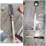 TorSor 3 Pack 12'' Sledge Hammer Wooden Handle Replacement for Axe Grip Steel Grass Sickle Hard Wood Shovel Hoes Outdoor Hatchet Camp 2 to 4 lb. Hammers Gardening Mowing Tool Repair TorSor