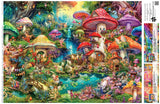 Buffalo Games - Aimee Stewart - Merry Mushroom Village Picnic - 1000 Piece Jigsaw Puzzle for Adults -Challenging Puzzle Perfect for Game Nights - Finished Size is 26.75 x 19.75 Buffalo Games