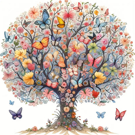 CXYQLC DIY 5D Diamond Painting Kits for Adults Diamond Art Life of Tree Diamond Painting Full Drill Crystal Rhinestone Embroidery Craft Kits for Home Wall Decor Gifts 11.8x11.8inch CXYQLC