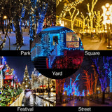 Trampoline Lights, LED Lights for 16Ft 14Ft 12Ft 10Ft, Jump Control 16 Color Change, Waterproof Battery Case Powered (for 16ft Trampoline) Blinngo - Sport