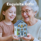 Flever Dollhouse Miniature DIY House Kit Creative Room with Furniture for Romantic Valentine's Gift (Molan House) Flever