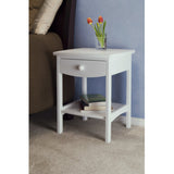 Winsome Wood Claire Accent Table, White Winsome