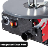 Variable Speed Scroll Saw 16-Inch with Led Workinglight, Extra-Large Adjustable Tilting Work Table for Woodworking PioneerWorks