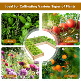 S AFSTAR Wooden Raised Garden Bed, Divisible Planter Box Kit, Outdoor Elevated Flower Planting Raised Bed, Above Ground Planters or Vegetables Grass Lawn Yard Backyard Patio (92.5" L x 95" W x 11" H) S AFSTAR