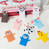 COcnny Animal Finger Puppets Crafts - 20pcs DIY Farm Felt Hand Puppet Making Kit for Kids, Make Your Own Art Fingers Story Telling Toy, Animals Role Play for Boys Girls Toddles School Birthday COcnny