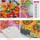 MXJSUA DIY Flying Eagle Diamond Painting Kits for Adults, Diamond Gem Art Painting for Beginners, Diamond Picture with Full Round Drill Dots Craft Set Gift, 12 * 16 Inch MXJSUA