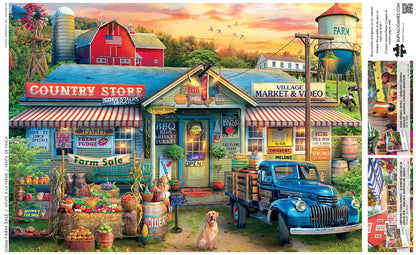 Buffalo Games - Eduard - Farm Sale - 500 Piece Jigsaw Puzzle for Adults -Challenging Puzzle Perfect for Game Nights - Finished Size is 21.25 x 15.00