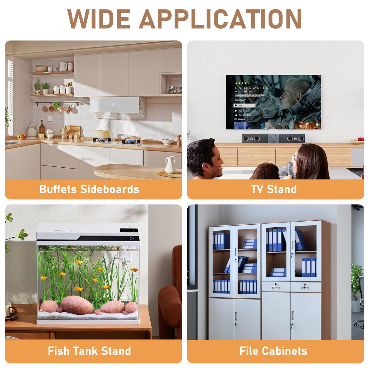 chartustriable 12 Drawers Dresser w/Power Outlet,60000-Colors Lights for Bedroom,63" Long Wooden Dresser Chest W/Anti-toppling Design,Metal Handles of Drawers for Living Room,Hallway, Entryway(White) chartustriable