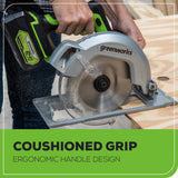 Greenworks 24V 7-1/4'' Circular Saw Brushless Cordless, with 4Ah Battery and 2A Charger Greenworks