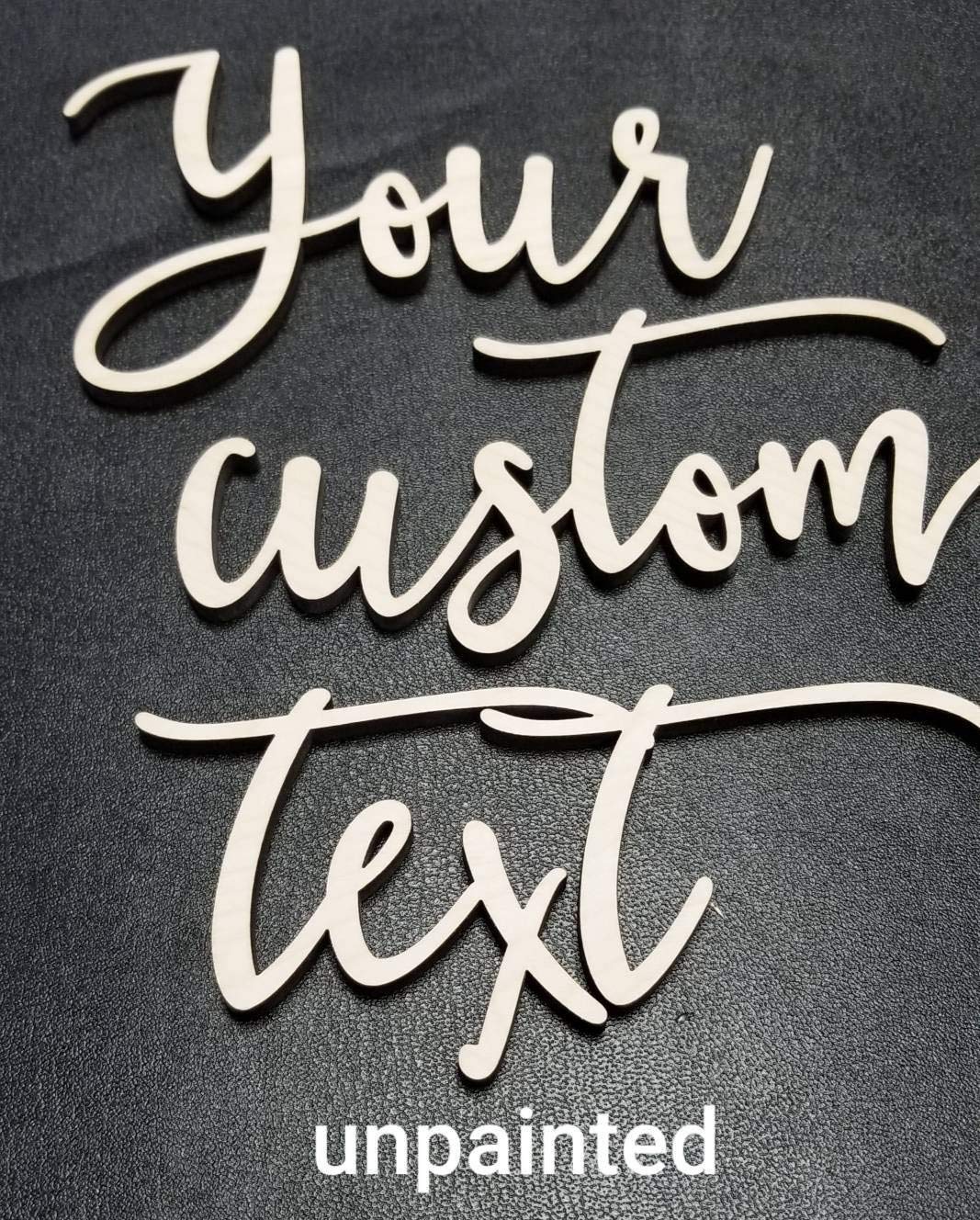 Custom Wood Word Signs, Phrase & Custom Quotes for wall decor, Do it yourself projects Kobasic Creations
