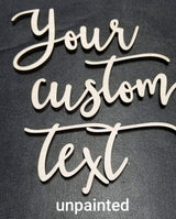 Custom Wood Word Signs, Phrase & Custom Quotes for wall decor, Do it yourself projects Kobasic Creations