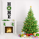 4 Pieces 12 Inch Home Sign Wooden Home Letters Wall Hanging Large Home Sign Decor for Home, Living Room, Farmhouse (Black) Jetec