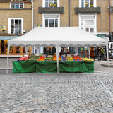 VINGLI 10x20 Pop Up Canopy Tent with Sidewalls, Commercial Outdoor Canopy Tent Pop Up Gazebo Party Tent Wedding Tents with Sandbags & Rolling Bag VINGLI