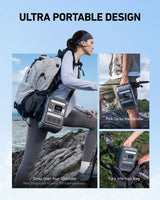 Anker SOLIX C300 Portable Power Station, Outdoor 288Wh LiFePO4 Battery, 300W (600W Surge) Solar Generator, 140W Two-Way Fast Charging, for Camping, Traveling, and Emergencies (Solar Panel Optional) Anker