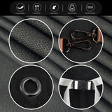 Stenffy Handmade Work Apron,Cotton Canvas,Multiple Pockets,Adjustable Cross Back Weight Apron,BBQ,Cafe,Kitchen,Painting,Carpenter,Artist Apron,Aprons for Men,Women,Sizes M to XXL,Black Stenffy