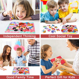 MZZOTOY Puzzles for Kids Ages 4-8, 60 Pieces Puzzles for Kids Ages 3-5 in a Metal Box Jigsaw Puzzles Girls and Boys Educational Puzzlese Toys Gifts MZZOTOY