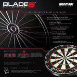 WINMAU Blade 6 Professional Bristle Dartboard Winmau