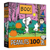 RoseArt - Peanuts - Boo! - 100 Piece Jigsaw Puzzle for Kids and Adults RoseArt