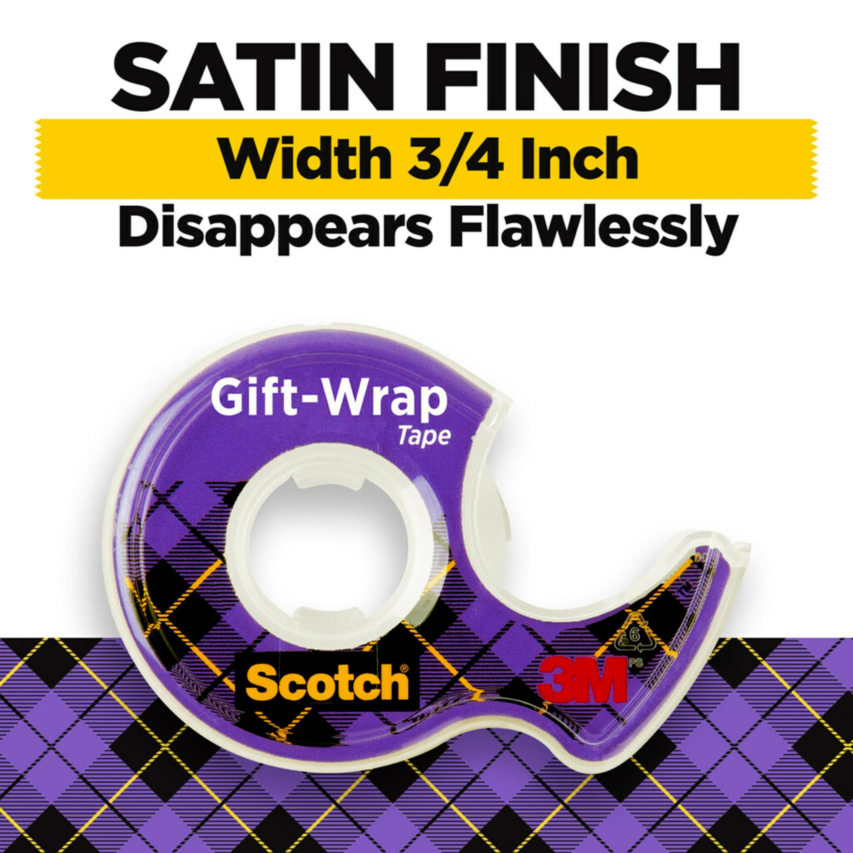 Scotch Gift Wrap Tape, Invisible, 0.75 in. x 650 in., 6 Dispensers/Pack, Create Halloween Crafts Scotch