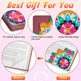 Wivico 4 pcs Diamond Painting Bookmarks, DIY Diamond Art Kits for Adults, Book Corner - Protecting Bookmark Craft Supplies Kits for Book Lovers(Mandala Lace) Wivico