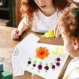 12 Colors Tie Dye Kit, Tie Dye Set for Kids, Pre-Filled Tye Dye Bottles, Non Toxic Permanent Fabric Dye Art Set, Easy DIY Fabric Art - Create Fun WINSONS