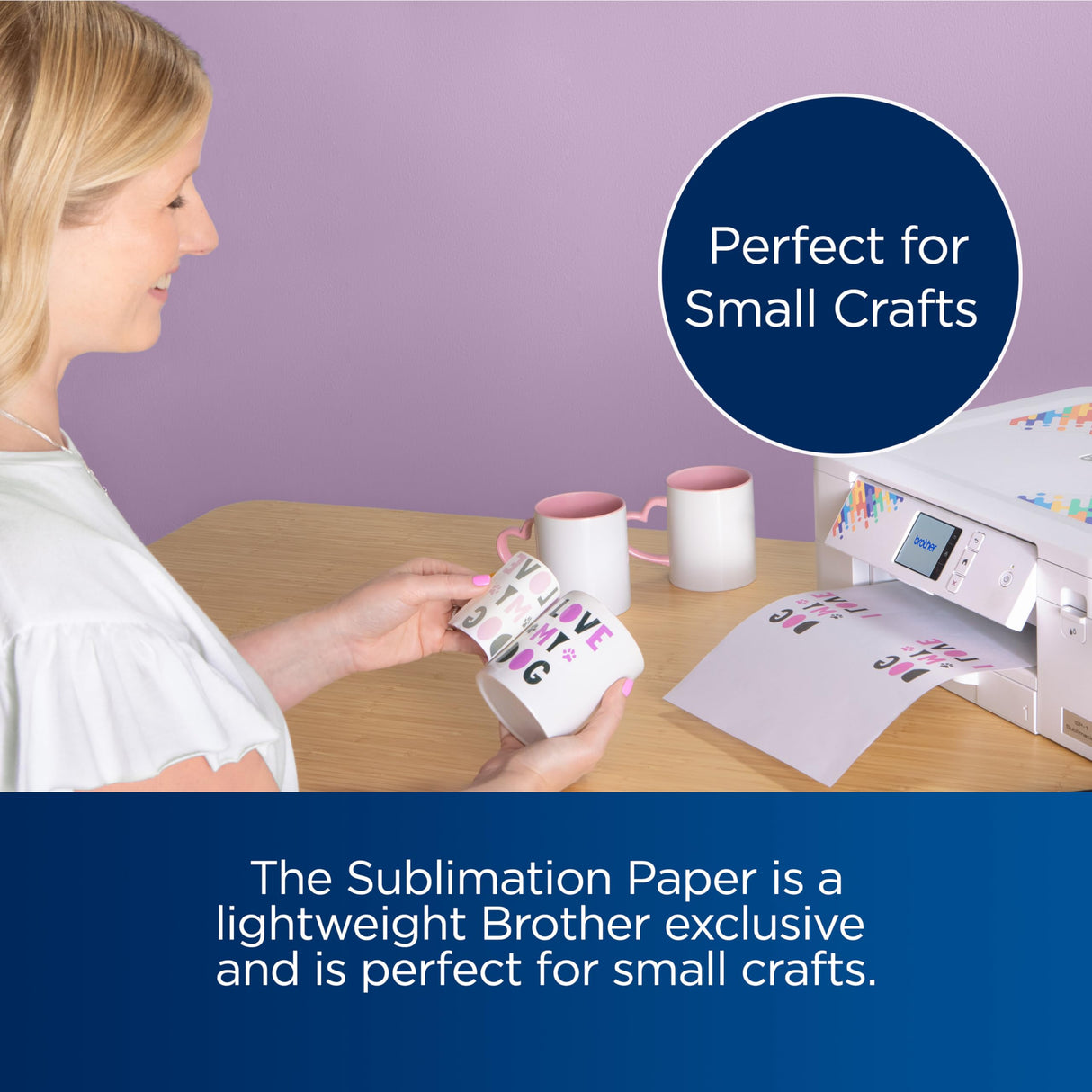 Brother Sublimation Paper Pack (100 Sheets), white Brother
