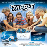 USAOPOLY TAPPLE® Word Game | Fast-Paced Family Board Game | Choose a Category & Race Against The Timer to be The Last Player | Learning Game Great for All Ages (1 Pack) USAOPOLY