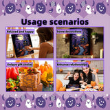 Arttoplus Halloween Paint by Numbers Kit for Adults Beginner-Castle Adult Paint by Number Kits on Canvas, DIY Acrylic Oil Painting by Numbers for Adults for Gift Home Wall Decor(16x20inch) Arttoplus