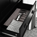 HOMCOM 72" Kitchen Pantry Cabinet, Traditional Freestanding Storage Cabinet with 4 Doors, Drawer and 3 Adjustable Shelves for Dining Room, Black HOMCOM