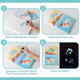 BONNYCO Paint by Numbers Kit for Kids Sea Animals Pack 3 Canvas Paint by Number Canvas Framed, Ocean Gifts for Kids, Arts and Crafts 4-6 8-12 Pintar por Numeros Pre Drawn Painting Under Sea Crafts BONNYCO