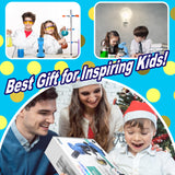 Kids Microscope,40-1600x Microscope Kit for Kids Beginners Children,STEM Kit,Prepared Slides,LED Light and Configured Various Operating Tools- Science Experiment Toy for Kids Ages 6-12 DOUBLE CC