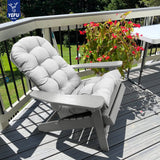 YEFU Adirondack Chair Cushion, Rocking Chair Cushions High Back, Thickened Patio Chair Pad for Indoor and Outdoor, 49x20x5 Inch, Gray YEFU