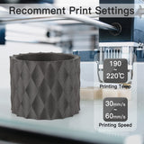 AMOLEN Wood Filament Bundle 3D Printing Filament Wood Sets,Walnut,Cherry Wood,Bamboo Wood,Ebony Black Wood,3D Printer Filament,PLA Filament 1.75mm,200g/Spool AMOLEN