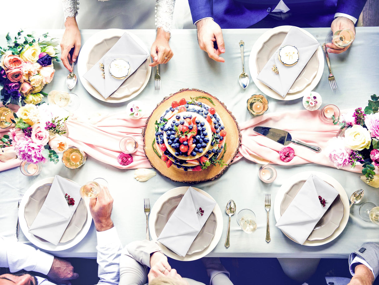 Utopia Home White Cloth Napkins (12 Pack, 20x20 Inches), Ideal Dinner Napkins for Party, Wedding and Lunch/Dinner Utopia Home