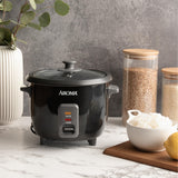 Aroma Housewares 1.5Qt. Rice & Grain Cooker (ARC-363NGB),Black,6-Cup Cooked / 3-Cup Uncooked AROMA