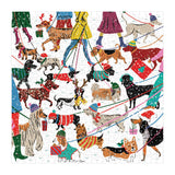 Galison Winter Dogs 500 Piece Puzzle Galison