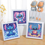 Gearock 4 Pack Diamond Art Painting Kits, Easy DIY Cute Heart Big Gem Kits for Beginners Cartoon Lovers Halloween Christmas Birthday Gifts Gearock