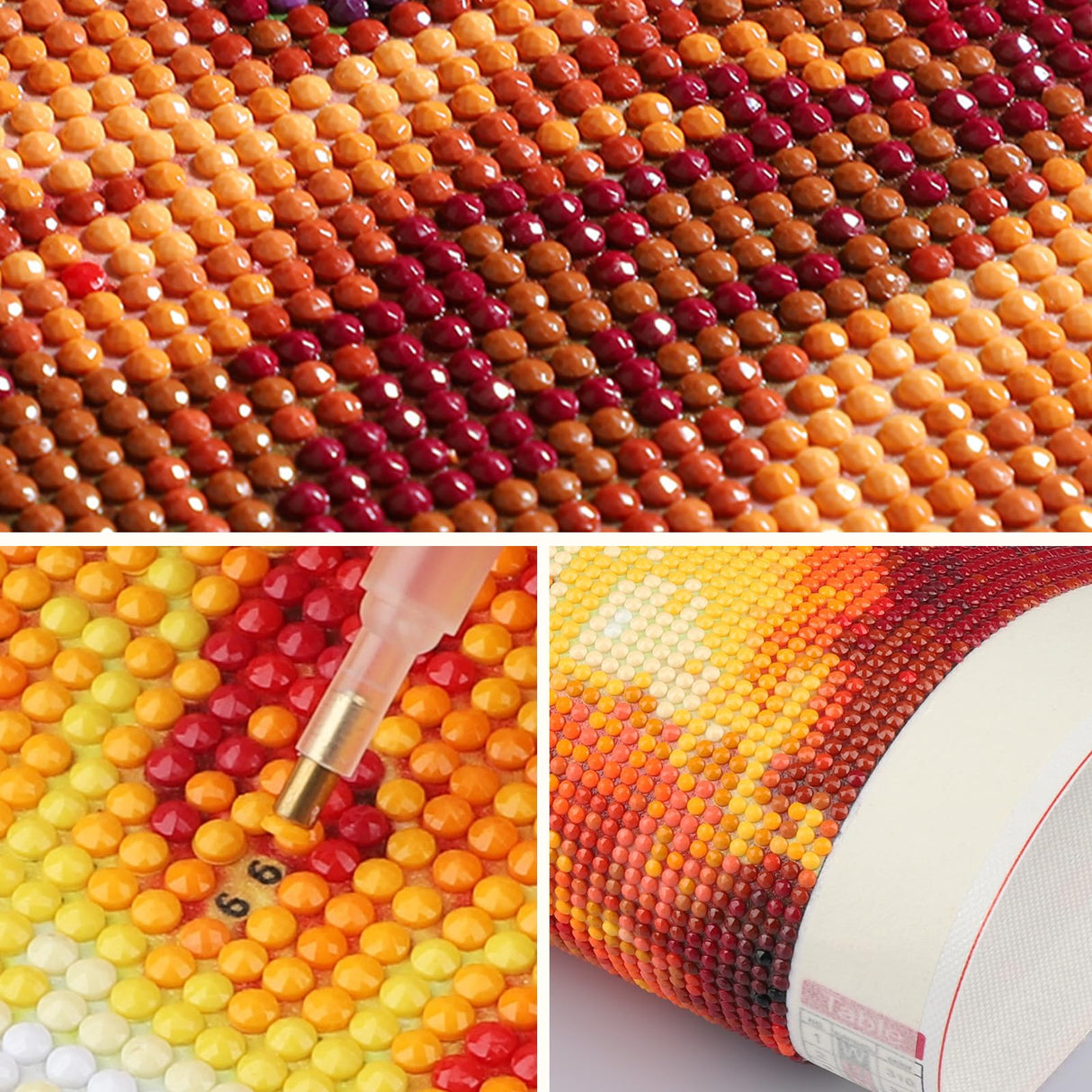 SENQAO Autumn Chair Diamond Art Kits for Adults, Fall Pumpkin DIY 5D Diamond Painting Kits Full Drill Diamond Dots Paintings with Diamonds Gem Art and Crafts Home Decor 12x16inch SENQAO