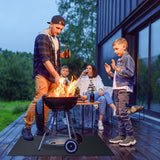 Large Under Grill Mat 60 ×40 Inch for Outdoor Charcoal, Smokers, Gas Grills, Deck and Patio Protective Mats, Fireproof Grill Pads, Indoor Fireplace Mat Prevents Ember Damage Wood Floor Cvtayn